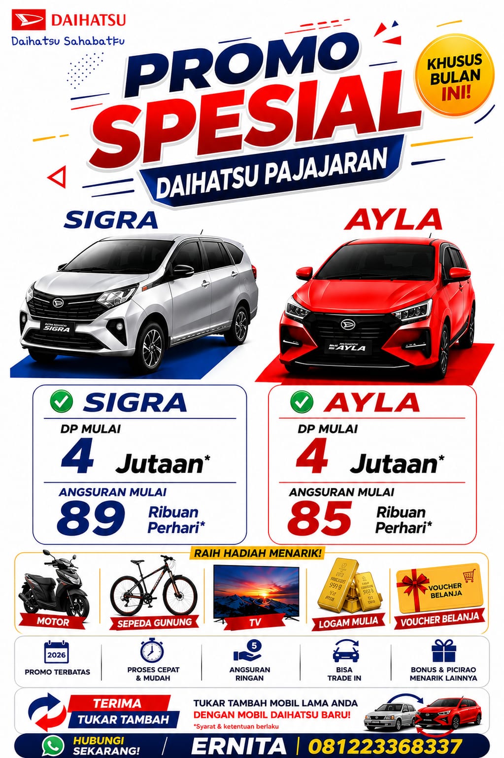 Banjir Hadiah dan Cicilan Super Ringan: Intip Promo Spesial Daihatsu Pajajaran Tahun Ini